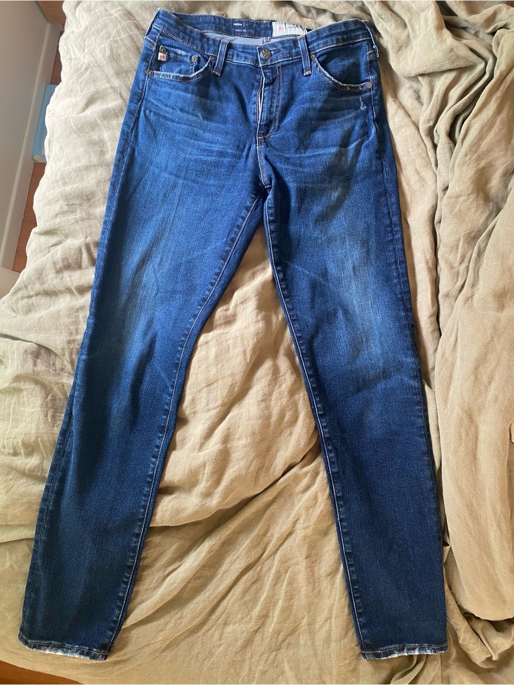 AG Women's Skinny Jeans in Deep Blue Wash